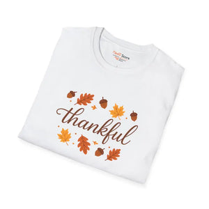 Thankful Autumn Tee Softstyle Cozy Fall Fashion Gift - Dipaliz - T-shirts