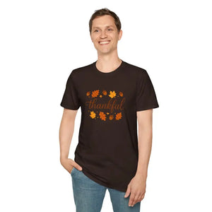 Thankful Autumn Tee Softstyle Cozy Fall Fashion Gift - Dipaliz - T-shirts