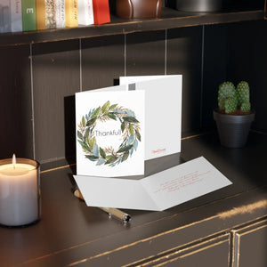 Elegant Thanksgiving Greeting Cards - Autumn Motif - Dipaliz - & Note