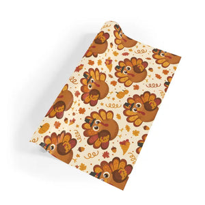 Wrapping Paper Folds Cleanly Cozy Fall Satin Finish - Dipaliz