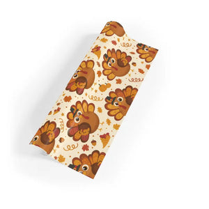 Wrapping Paper Folds Cleanly Cozy Fall Satin Finish - Dipaliz