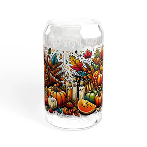 Sleek 16oz Bpa-free Sipper Glass - Bamboo Lid - Dipaliz - Tumblers