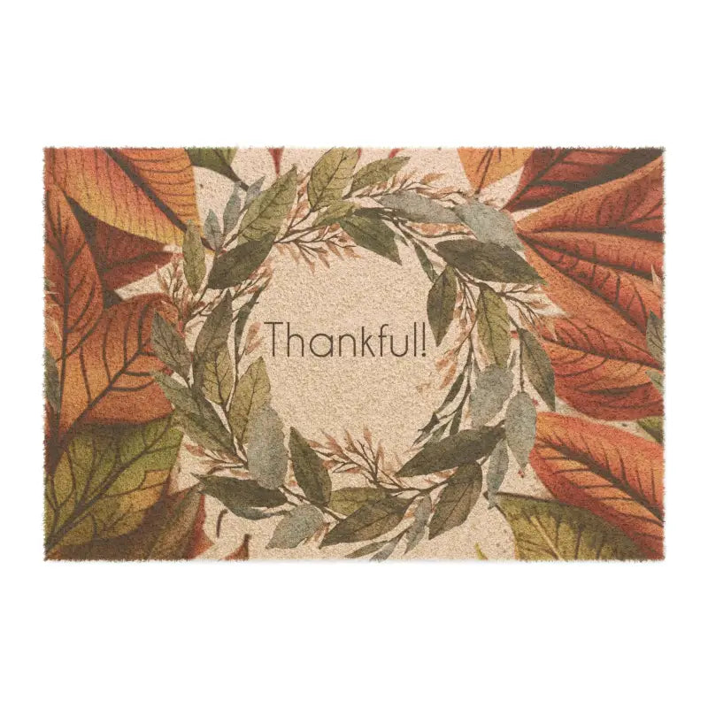 Gobble Up Happy Thanksgiving Foliage with a Festive Welcome Mat - 24’’ x 16’’ Home Decor