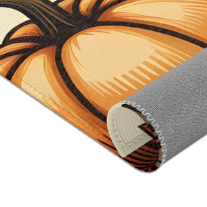 Chenille Pumpkin Rugs - Thanksgiving Home Decor - Dipaliz