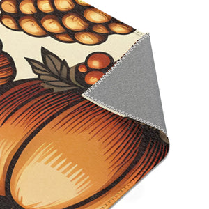 Chenille Pumpkin Rugs - Thanksgiving Home Decor - Dipaliz