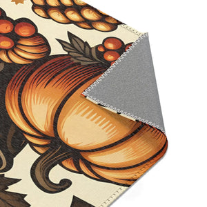 Chenille Pumpkin Rugs - Thanksgiving Home Decor - Dipaliz