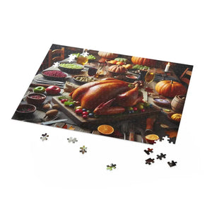 Thanksgiving Turkey Puzzle Fun Box 500 Pieces Set - Dipaliz - Jigsaw Puzzles