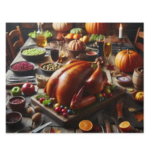 Thanksgiving Turkey Puzzle Fun Box 500 Pieces Set - Dipaliz - Jigsaw Puzzles
