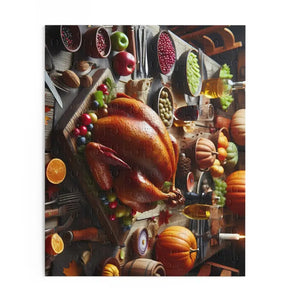 Thanksgiving Turkey Puzzle Fun Box 500 Pieces Set - Dipaliz - Jigsaw Puzzles