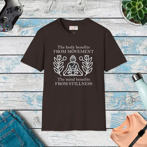 Unisex Softstyle Tee Boldly Balances Comfort and Style - Dipaliz - Dark Chocolate / s - T-shirts