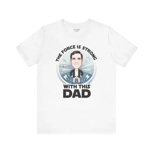 Funny Dad Shirt Star Wars Vibes Force Tee by Dipaliz - T-shirts