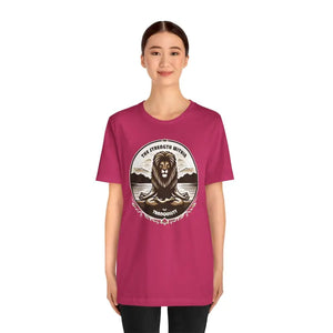 Yoga Unisex Jersey Cotton Tee - Bold Lion Energy - Dipaliz - T-shirts