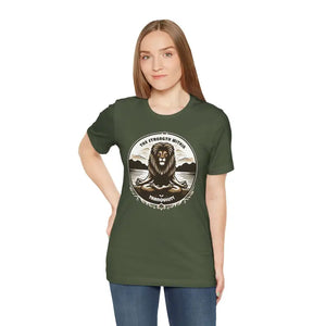 Yoga Unisex Jersey Cotton Tee - Bold Lion Energy - Dipaliz - T-shirts