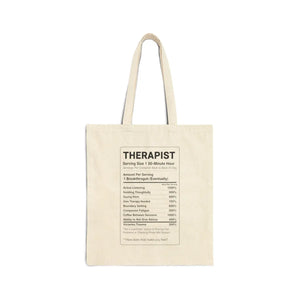 Therapist Prescription Tote Bag, Funny Gift Canvas - Bags