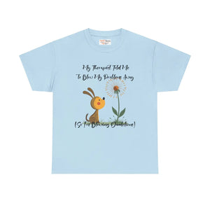 Relaxed Unisex Heavy Cotton Tee - Blow your Troubles - Dipaliz - T-shirts
