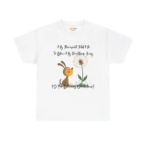 Relaxed Unisex Heavy Cotton Tee - Blow your Troubles - Dipaliz - T-shirts