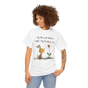 Relaxed Unisex Heavy Cotton Tee - Blow your Troubles - Dipaliz - T-shirts