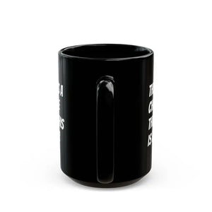 Funny Black Ceramic Mug with Bold Personality - Dipaliz - Mugs