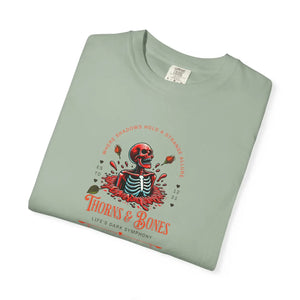 Soft Skeleton Tee - Thorns and Bones Comfort Colors - Dipaliz - T-shirts