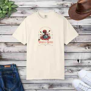 Soft Skeleton Tee - Thorns and Bones Comfort Colors - Dipaliz - T-shirts