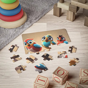 Three Cute Birds Puzzle 30 Piece Jigsaw for Kids - Dipaliz - Puzzles