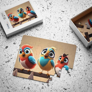 Three Cute Birds Puzzle 30 Piece Jigsaw for Kids - Dipaliz - Puzzles