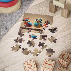 Three Cute Birds Puzzle 30 Piece Jigsaw for Kids - Dipaliz - Puzzles