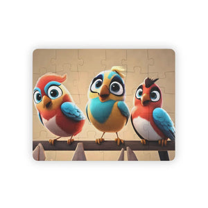 30 Piece Jigsaw Three Cute Birds Toddler Puzzle - Dipaliz - Puzzles