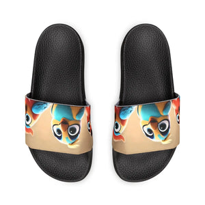 Cute Three Birds Youth Pu Slide - Summer Fun - Dipaliz - Sandals