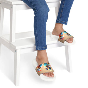Cute Three Birds Youth Pu Slide - Summer Fun - Dipaliz - Sandals