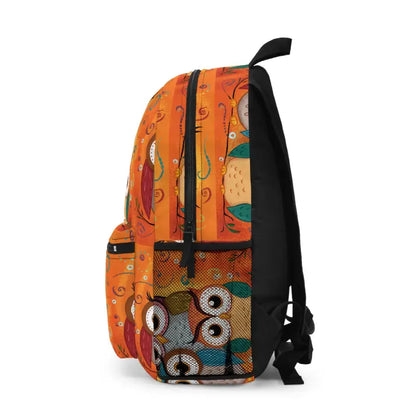 Three Cute Owls Backpack Perfect for School and Adventure - one Size Bags