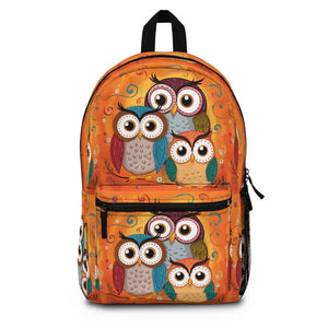 Cute Owls Backpack with Adjustable Shoulder Straps - Dipaliz - one Size - School Backpacks