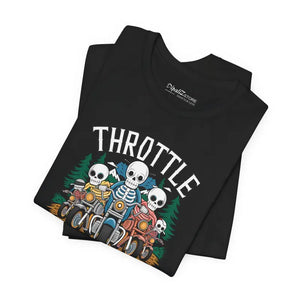 Throttle Therapy Tee - Unisex Jersey Short Sleeve Motorcycle - Dipaliz - T-shirt