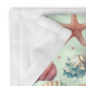 Marine Life Throw Blanket – Silk Touch Polyester - Dipaliz - Blankets
