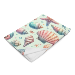Marine Life Throw Blanket – Silk Touch Polyester - Dipaliz - Blankets