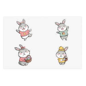 Bold Sticker Sheets - Marketing Strategy Easter Bunnies - Dipaliz - Decorative Stickers