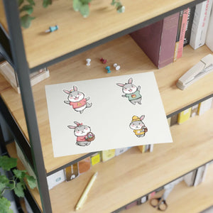Bold Sticker Sheets - Marketing Strategy Easter Bunnies - Dipaliz - Decorative Stickers