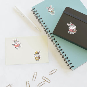 Bold Sticker Sheets - Marketing Strategy Easter Bunnies - Dipaliz - Decorative Stickers
