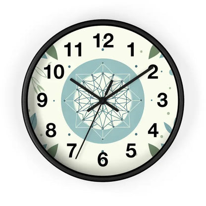 Transform your Space with Tickled Nature’s Abstract Wall Clock - Black / 10’’ Home Decor