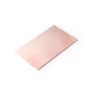 Paper Products - Pink Water Color Post It® Note Pads - Artistic Style - Dipaliz 10’’ x 6’’ / White