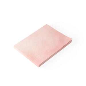 Paper Products - Pink Water Color Post It® Note Pads - Artistic Style - Dipaliz 4’’ x 3’’ / White