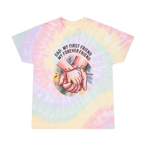 Vibrant Tie-dye Dad Tee - Family Bond Summer Shirt - Dipaliz - T-shirts