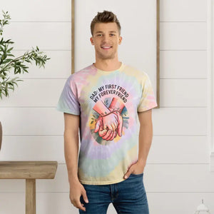 Vibrant Tie-dye Dad Tee - Family Bond Summer Shirt - Dipaliz - s / Hazy Rainbow - T-shirts