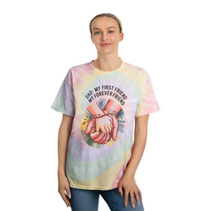 Vibrant Tie-dye Dad Tee - Family Bond Summer Shirt - Dipaliz - T-shirts