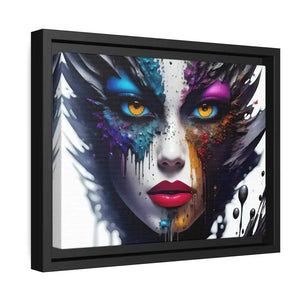 Matte Canvas Woman’s Face Immortalized Bold Modern Art - Dipaliz - Posters Prints & Visual Artwork