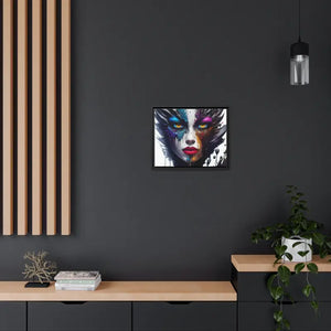 Matte Canvas Woman’s Face Immortalized Bold Modern Art - Dipaliz - Posters Prints & Visual Artwork