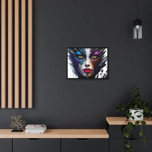 Matte Canvas Woman’s Face Immortalized Bold Modern Art - Dipaliz - Posters Prints & Visual Artwork