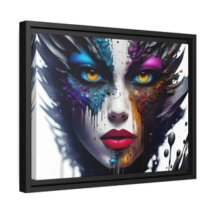 Matte Canvas Woman’s Face Immortalized Bold Modern Art - Dipaliz - Posters Prints & Visual Artwork