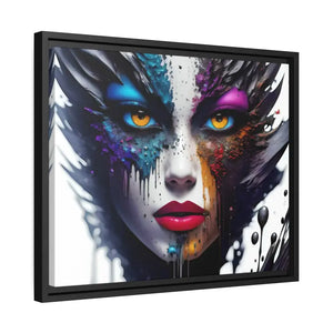 Matte Canvas Woman’s Face Immortalized Bold Modern Art - Dipaliz - Posters Prints & Visual Artwork