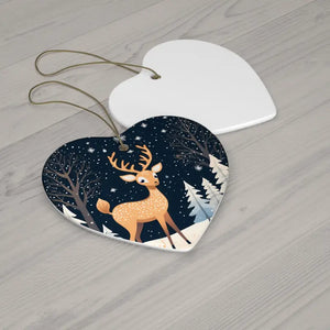 Timeless Christmas Reindeer Ceramic Ornament Collection - Dipaliz - Holiday Ornaments